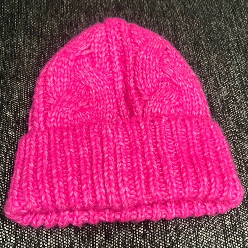 NWOT Old Navy Hot Pink Knit Hat 💕